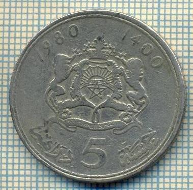 10170 MONEDA - MAROC - 5 DIRHAMS -anul 1980 -starea care se vede foto