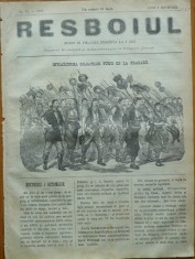 Ziarul Resboiul , nr. 72 , 1877 , gravura ; Turci intorcandu-se de la prada foto