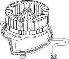 Electromotor, ventilatie interioara MERCEDES-BENZ 190 limuzina E 1.8 - TOPRAN 401 534 foto