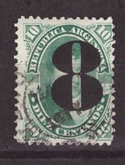 Argentina 1877 - Mi29 stampilat foto