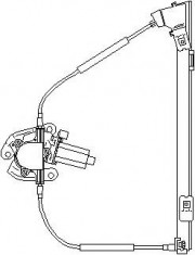 Mecanism actionare geam RENAULT MEGANE I 1.4 e - TOPRAN 700 441 foto