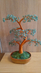 Copacel fengshui, bonsai cu aventurin foto