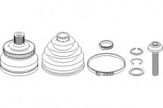 Set articulatie, planetara AUDI A4 limuzina 1.9 TDI - TOPRAN 109 397 foto