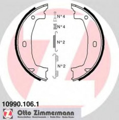 Set saboti frana, frana de mana BMW 1 125 d - ZIMMERMANN 10990.106.1 foto