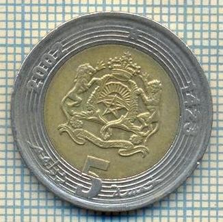 10172 MONEDA - MAROC - 5 DIRHAMS -anul 2002 -starea care se vede foto