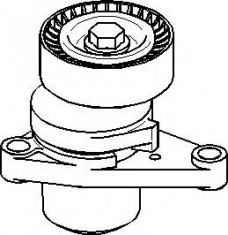 Intinzator curea, curea distributie CITROEN C2 1.1 - TOPRAN 722 324 foto