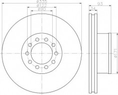 Disc frana - TEXTAR 93143000 foto