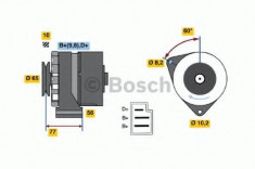 Generator / Alternator - BOSCH 0 986 031 080 foto