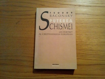 PUTEREA SCHISMEI - Teodor Baconsky - Editura Anastasia, 2001, 223 p. foto