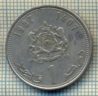 10156 MONEDA - MAROC - 1 DIRHAM -anul 1987 -starea care se vede foto