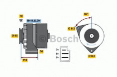 Generator / Alternator - BOSCH 0 986 034 040 foto