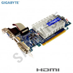 Placa video Gigabyte GeForce GT210 1GB DDR3 64-Bit DVI VGA HDMI,GARANTIE !! foto