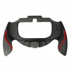 Soft Touch Grip Handle Attachment Black And Red Assecure Ps Vita foto