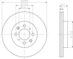 Disc frana - TEXTAR 92078000 foto