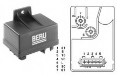 unitate de control,bujii incandescente CITROEN XM Estate 2.1 TD 12V - BERU GR034 foto