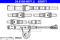 senzor de avertizare,uzura placute de frana BMW X6 ActiveHybrid - ATE 24.8190-0071.2 foto