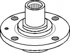 Butuc roata VW POLO 0.9 - TOPRAN 104 214 foto