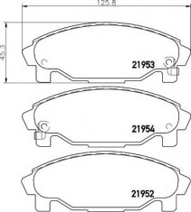 placute frana DAIHATSU CHARADE Mk IV 1.3 i 16V - MINTEX MDB1862 foto