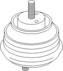 Suport motor BMW 3 limuzina 318 tds - TOPRAN 500 273 foto
