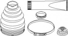 Ansamblu burduf, articulatie planetara MERCEDES-BENZ A-CLASS A 170 - TOPRAN 401 847 foto