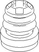 Tampon cauciuc, suspensie CITROEN XANTIA 1.6 i SX - TOPRAN 722 720 foto