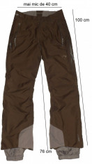 Pantaloni ski outdoor MAMMUT profi 10.000mm ca noi (damaM/L)cod-174486 foto