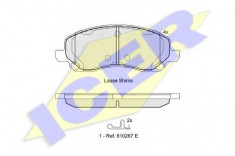 placute frana MITSUBISHI LANCER EX SPORTBACK 1.8 - ICER 181806 foto