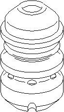 Tampon cauciuc, suspensie BMW 3 Cabriolet 320 i - TOPRAN 500 032 foto