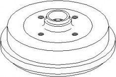Tambur frana AUDI FOX 1.6 - TOPRAN 103 058 foto