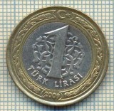 10235 MONEDA - TURCIA - 1 TURK LIRASI -anul 2009 -starea care se vede