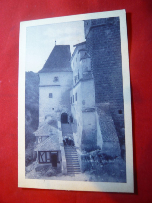 Ilustrata Castelul Bran , interbelica , colectia C.Stefanovici