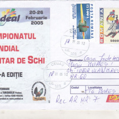 bnk fil CM militar de schi - Intreg postal 2004 circulat