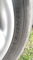 SET JANTE ALIAJ + ANVELOPE VARA 195/65R15 VW PASSAT foto