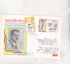 bnk fil Vasile Goldis - Intreg postal 2004 circulat foto