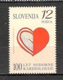 Slovenia.1996 100 ani cardiologia moderna MS.565, Nestampilat