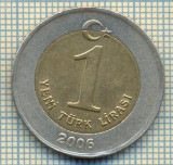 10230 MONEDA - TURCIA - 1 YENI TURK LIRASI -anul 2006 -starea care se vede, Africa