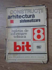 Constuctii, Arhitectura, Sistematizare. Buletin De Informare - Colectiv ,394569 foto