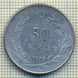 10243 MONEDA - TURCIA - 50 KURUS -anul 1979 -starea care se vede