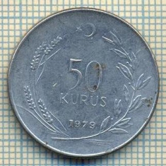 10243 MONEDA - TURCIA - 50 KURUS -anul 1979 -starea care se vede