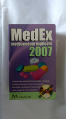 Medex MEDICAMENTE EXPLICATE ANUL 2007 + CD ,STARE FOARTE BUNA . foto