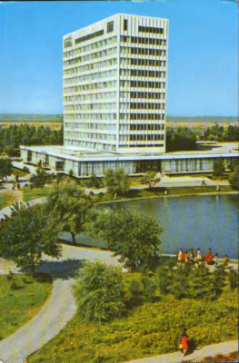 Romania - CP ilustrata circulata 1974 - Mamaia - Hotel &amp;quot;Perla&amp;quot; foto