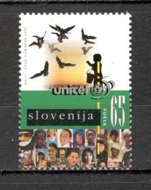 Slovenia.1996 50 ani UNICEF MS.555 foto