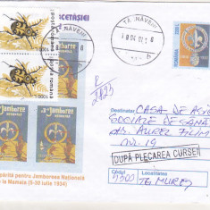 bnk fil Ziua Mondiala a Cercetasiei - Intreg postal 2001 circulat