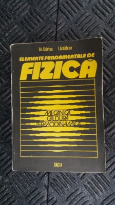 Elemente Fundamentale De Fizica, Vol. I ,CARTEA ESTE CA NOUA . foto