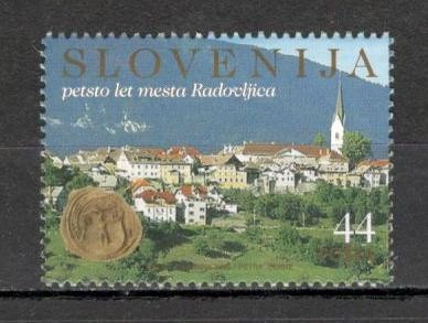 Slovenia.1995 500 ani orasul Radovljica MS.544
