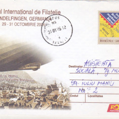 bnk fil Targul International de Filatelie - Intreg postal 2004 circulat