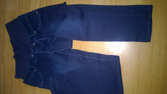 Jeans albastri pentru gravida mas L/33 foto