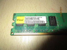 Memorie ram 2GB DDR2 800Mhz Elixir, perfect functionala, poze reale foto