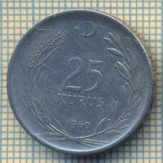 10239 MONEDA - TURCIA - 25 KURUS -anul 1960 -starea care se vede