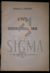 GENERALUL C. I. BRATIANU - ARMATA LA EXPOZITIUNEA GENERALA ROMANA, 1907 foto